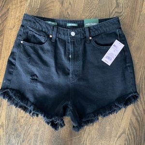 Black High Rise Shorts